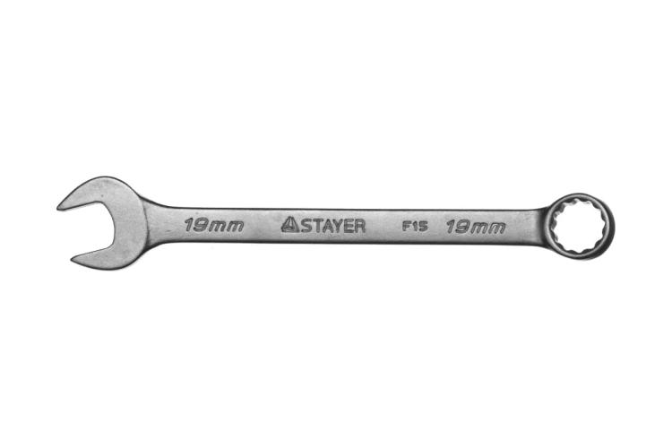 Ключ 19 мм комбинированный, STAYER MASTER 27085-19