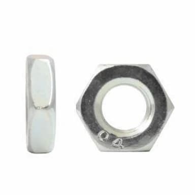 Гайка 04 М33, DIN 439 B / ISO 4035 низкая шестигранная с фаской, оцинкованная