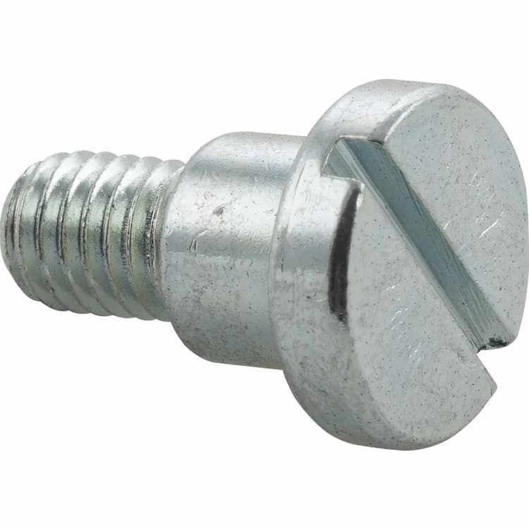 Винт 5.8 М8х10, DIN 923 ступенчатый установочный с цилиндрической головкой и прямым шлицем, оцинкованный