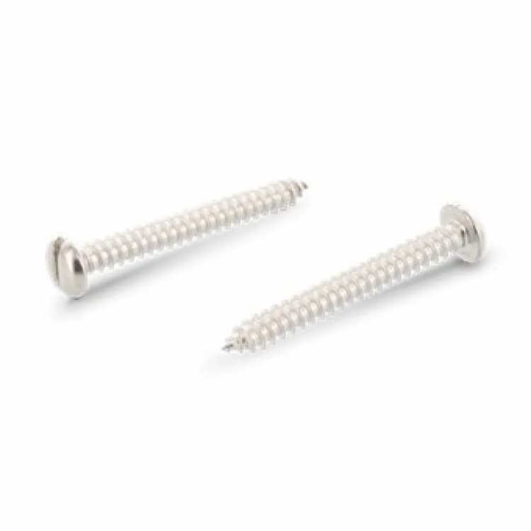 Саморез d2.2х6.5, DIN 7971 C / ISO 1481 с плоской круглой головкой с прямым шлицем, нержавеющая сталь А2