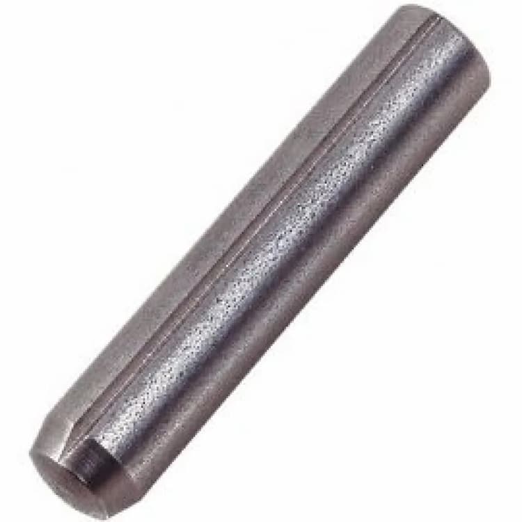 Штифт d12х45, DIN 1473 / ISO 8740, с прямыми насечками по всей длине, сталь