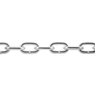 Цепь d8, DIN 5685 короткозвенная сварная, оцинкованная, бухта 15 м