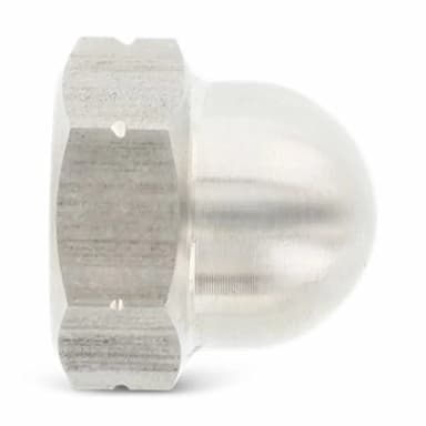 Гайка М6, DIN 1587 колпачковая высокая шестигранная, нержавеющая сталь А2