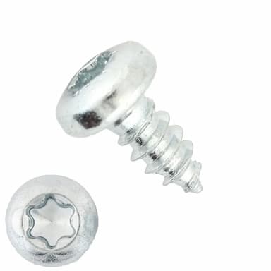 Саморез d4.2х13, DIN 7981 C / ISO 14585 с полукруглой головкой TX, оцинкованный