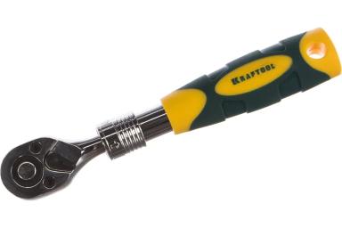 Трещотка телескопическая 1/4″, 72 зуба, длина 150–200 мм, KRAFTOOL PRO 27798-1/4