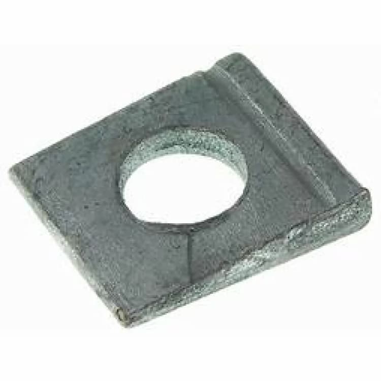Шайба М10 d11, DIN 435 косая квадратная для двутавра, горячее цинкование