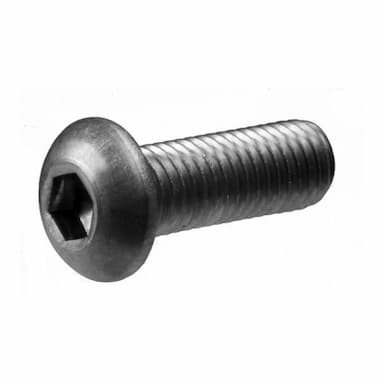 Винт 10.9 М8х12, ISO 7380-1 с полукруглой головкой и внутренним шестигранником