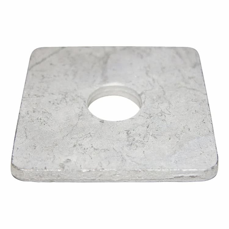 Шайба М22 d24, DIN 436 квадратная для деревянных конструкций, горячее цинкование