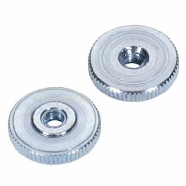 Гайка М12, DIN 467 круглая рифлёная с накатанной головкой низкая, оцинкованная