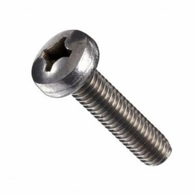 Винт 4.8 М5х12, DIN 7985 / ISO 7045 с полукруглой головкой PH