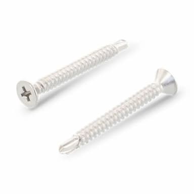 Саморез d4.2х60, DIN 7504 P с потайной головкой со сверлом PH JP82, нержавеющая сталь А2