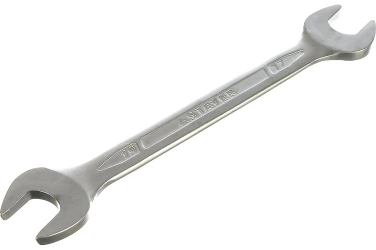 Ключ 17х19 рожковый, STAYER PROFI 27035-17-19