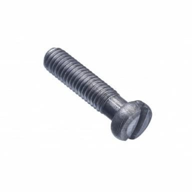 Винт М5х25/16, DIN 84 / ISO 1207 с низкой цилиндрической головкой и прямым шлицем, оцинкованный