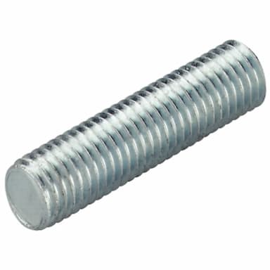 Шпилька 4.8 М8х200, DIN 976 B резьбовая размерная с резьбой по всей длине, оцинкованная