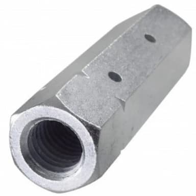 Гайка М10, DIN 1479 шестигранная стяжная для шпилек, оцинкованная