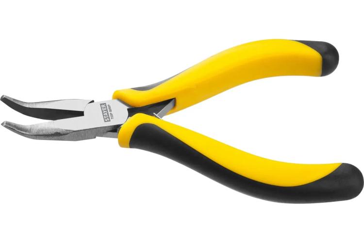 Тонкогубцы 120 мм изогнутые, STAYER TopGrip 2218-3_z02