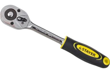 Трещотка 3/8″, 45 зубьев, STAYER PROFI 27786-3/8