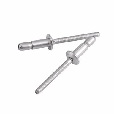 Заклёпка вытяжная разрезная d6.4х14, Алюминий (AL/AL)