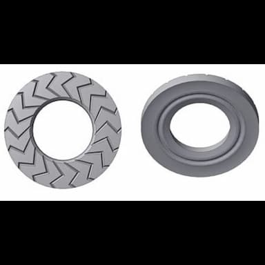 Шайба М8, ART 88123 стопорная с насечкой узкая TECKENTRUP s, цинковые хлопья