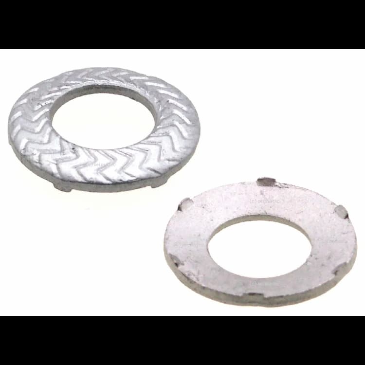 Шайба М12, DIN 6795 стопорная с насечкой контактная TECKENTRUP K, цинковые хлопья