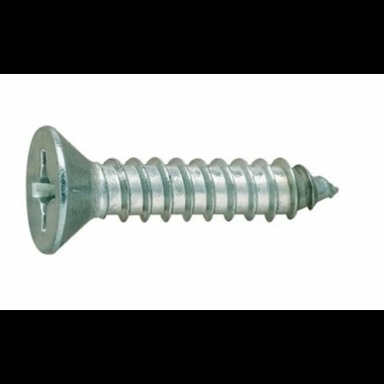 Саморез d4.2х45, DIN 7982 / ISO 7050 с потайной головкой PH 4.2, оцинкованный
