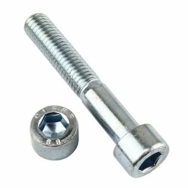 Винт 8.8 М6х10, DIN 912 / ISO 4762 с цилиндрической головкой и внутренним шестигранником, оцинкованный