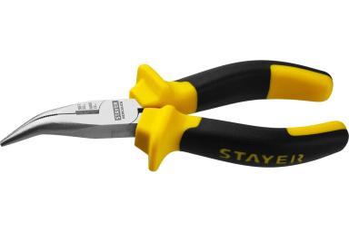 Тонкогубцы 160 мм изогнутые, STAYER HERCULES Professional 2203-4-16_z02