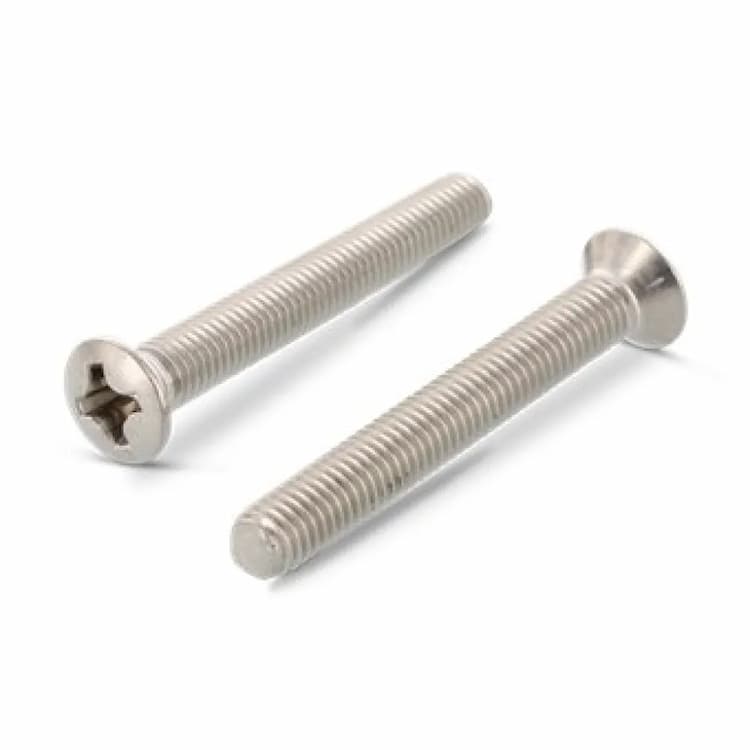 Винт М3х12, DIN 966 / ISO 7047 с полупотайной головкой PH, нержавеющая сталь А2