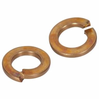 Шайба М5, DIN 127 B пружинная гровер, бронза
