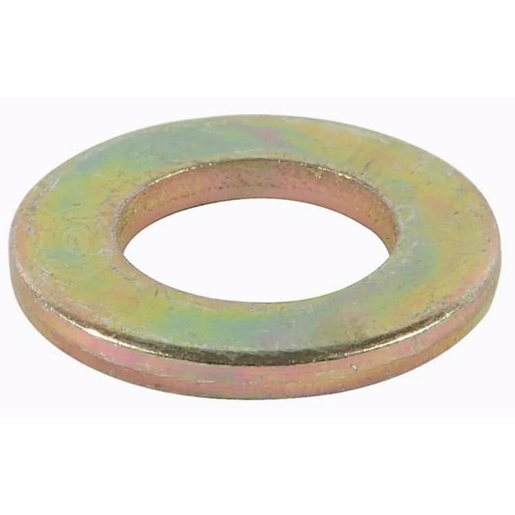 Шайба М12 d13, DIN 125 A / ISO 7089 плоская, оцинкованное желтое