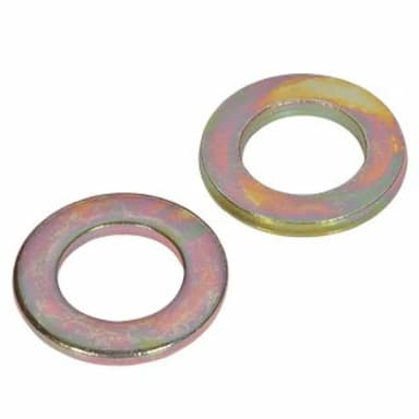 Шайба М20, DIN 1440 / ISO 8738 плоская усиленная под палец, оцинкованное желтое