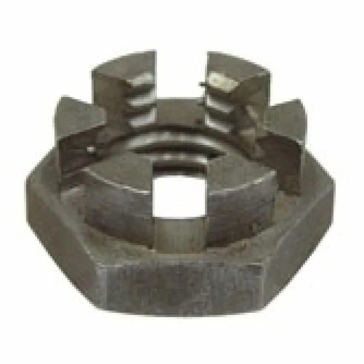 Гайка 17H М20, DIN 937 / ISO 7038 корончатая шестигранная низкая