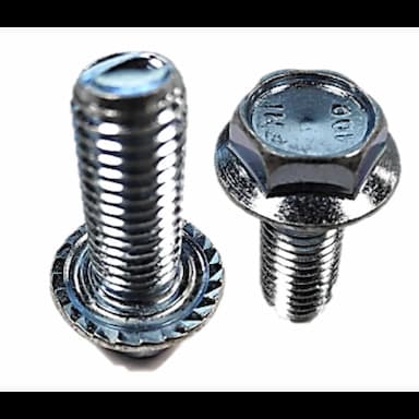 Болт 10.9 М12х25, DIN 6921 с шестигранной головкой с фланцем и зубцами на фланце, оцинкованный