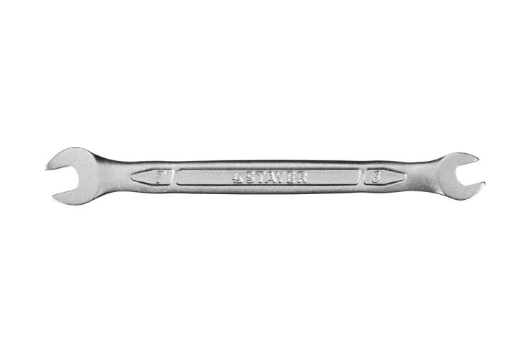 Ключ 6х7 рожковый, STAYER PROFI 27035-06-07