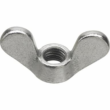 Гайка М10, DIN 315 барашковая немецкий тип, оцинкованная