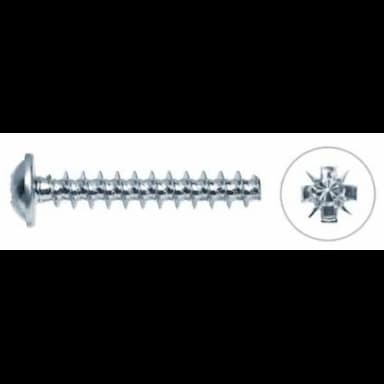 Саморез d3.5х12, ART 88202 RST с полукруглой головкой с фланцем тупоконечный PZ, оцинкованный