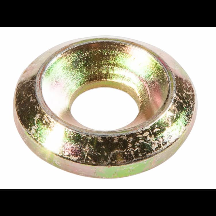 Шайба d10.8х30, конусная мм для конструкционных саморезов 10 мм, оцинкованное желтое