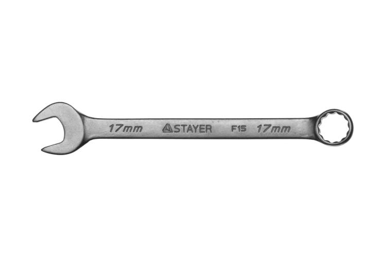 Ключ 17 мм комбинированный, STAYER MASTER 27085-17
