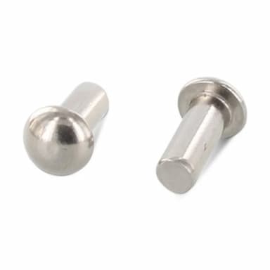 Заклёпка под молоток d4х25, DIN 660 / ISO 1051 с полукруглой головкой, нержавеющая сталь А2