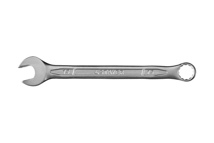 Ключ 15 мм комбинированный, STAYER PROFI 27081-15