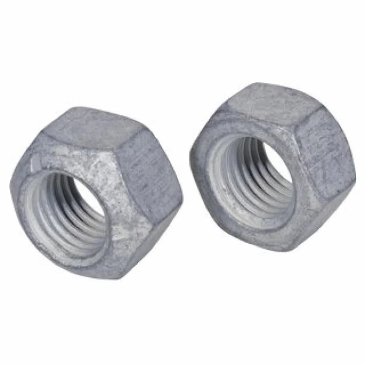 Гайка 10 М8, DIN 980 V / ISO 7042 шестигранная самоконтрящаяся, цинковые хлопья