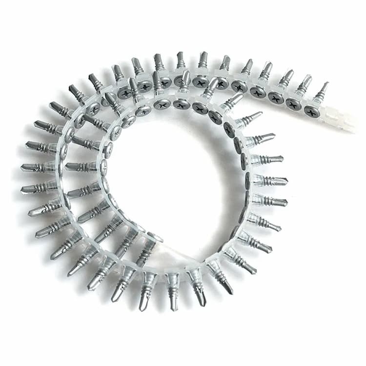 Саморез d4.8х19, для скрепления стальных профилей до 4.5 мм HGP-R-B (в ленте), цинковые хлопья