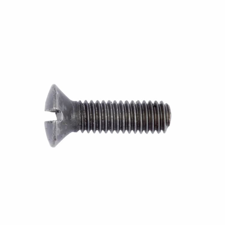 Винт 4.8 М5х10, DIN 964 / ISO 2010 с полупотайной головкой и прямым шлицем