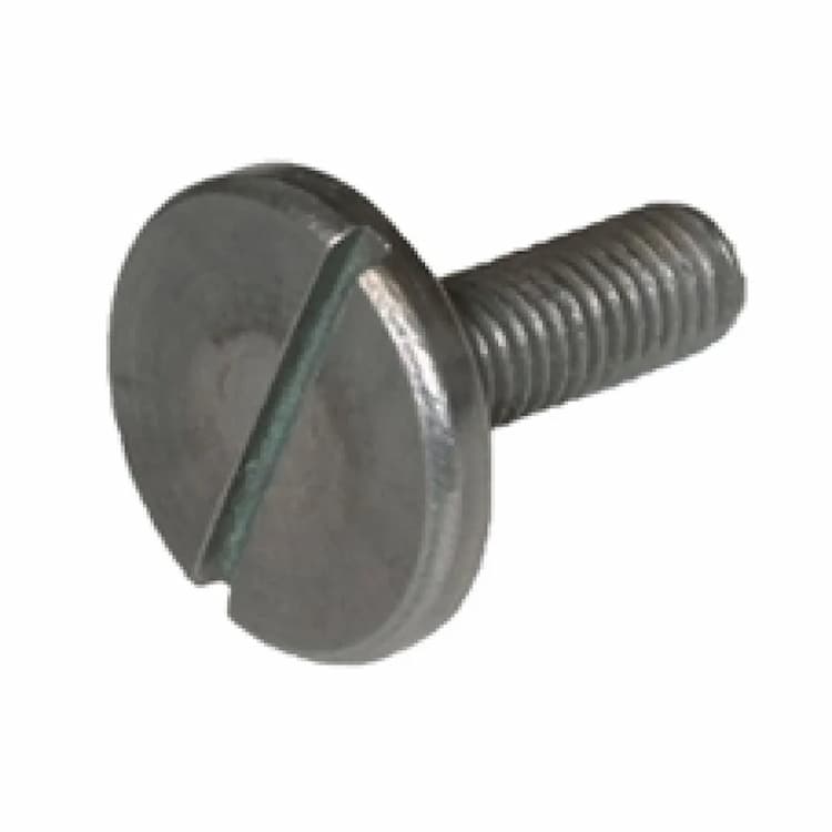 Винт 4.8 М8х12, DIN 921 с большой плоской головкой с прямым шлицем