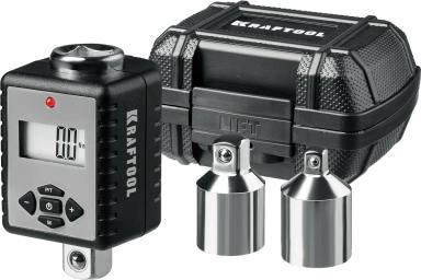 Адаптер динамометрический цифровой 1/2″ с переходниками, KRAFTOOL GRAND 64044-200
