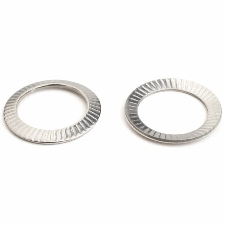 Шайба М6, DIN 9250 стопорная с наружными зубцами высокопрочная SCHNORR VS, нержавеющая сталь А2