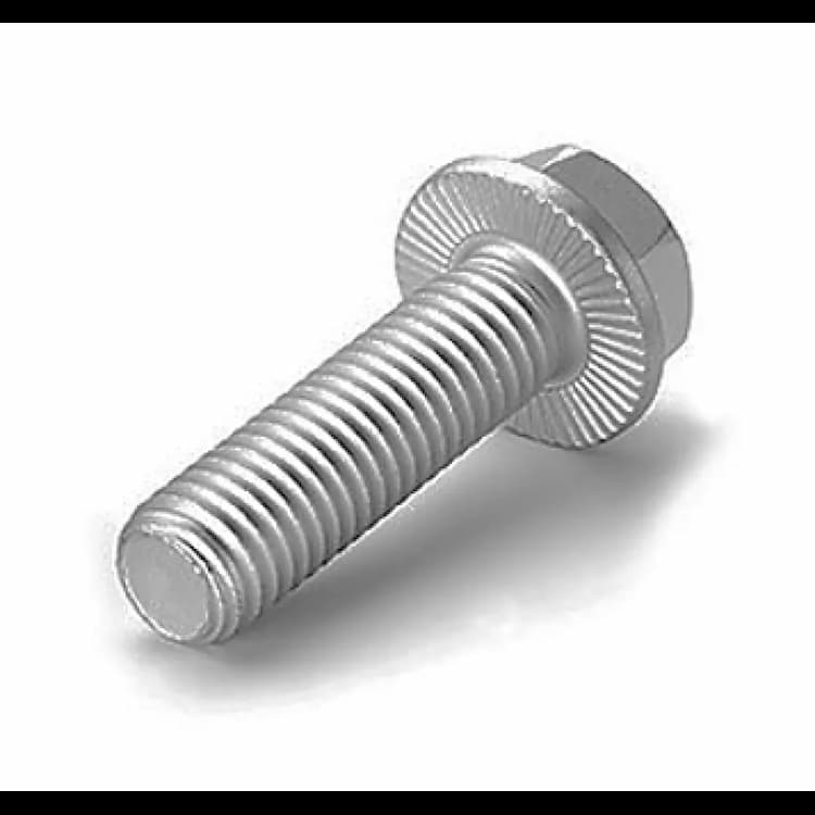 Болт 10.9 М8х12, DIN 6921 с шестигранной головкой с фланцем и насечкой на фланце RIPP