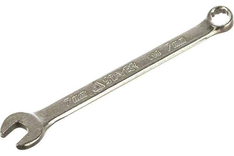 Ключ 7 мм комбинированный, STAYER MASTER 27085-07
