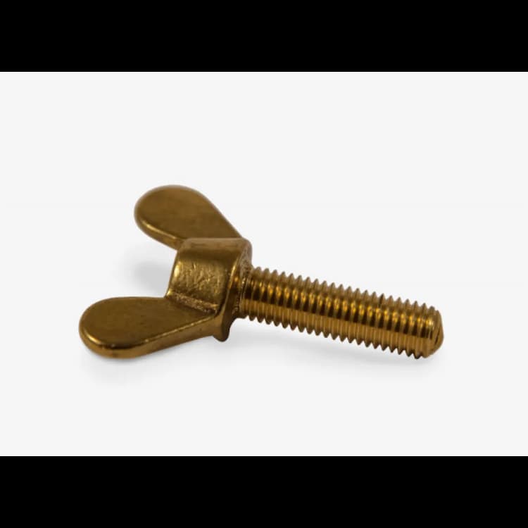 Винт М12х30, DIN 316 барашковый немецкий тип, латунь