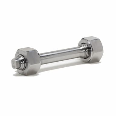 Шпилька М16х80, DIN 2510 L для фланцевых соединений с двумя гайками сталь 1.7709 (25Х1МФ)